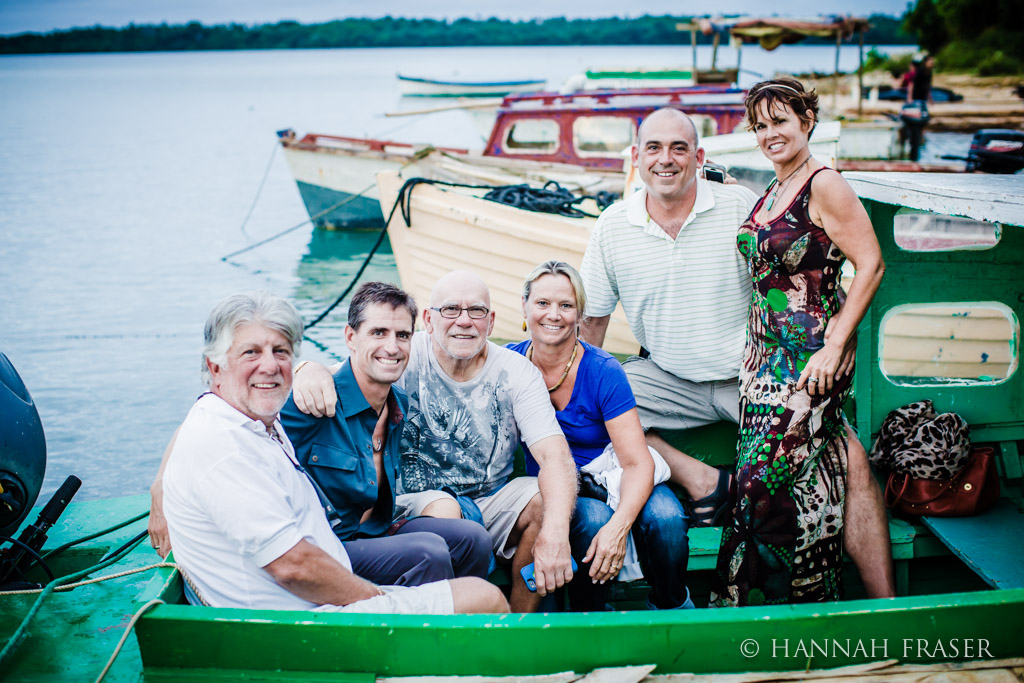 Shawn Heinrichs with Chip D'Angelo and family and friends
